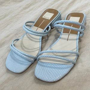 Dolce vita Haize strappy sandal light blue.